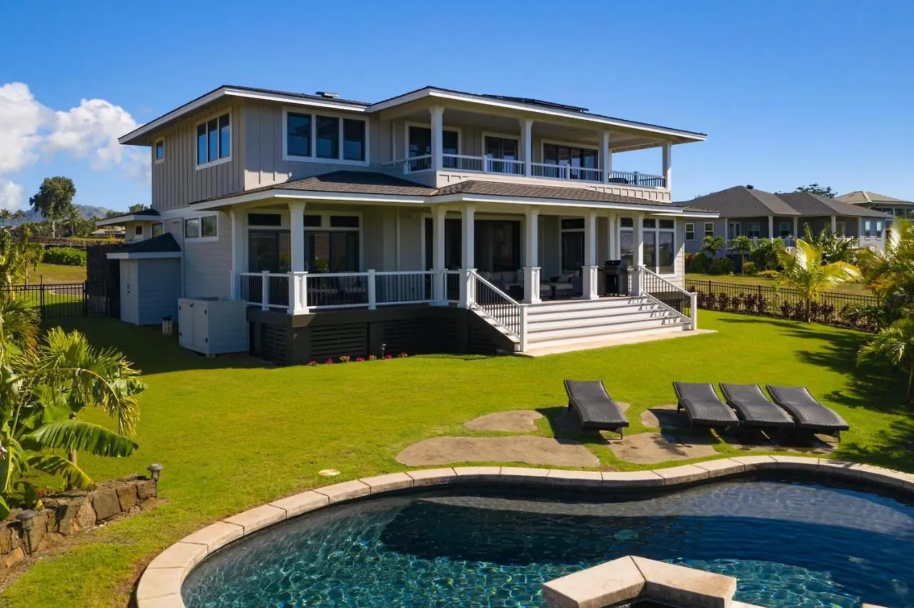 Luxury Poipu Estates Home W Private Pool- Alekona Kauai Koloa